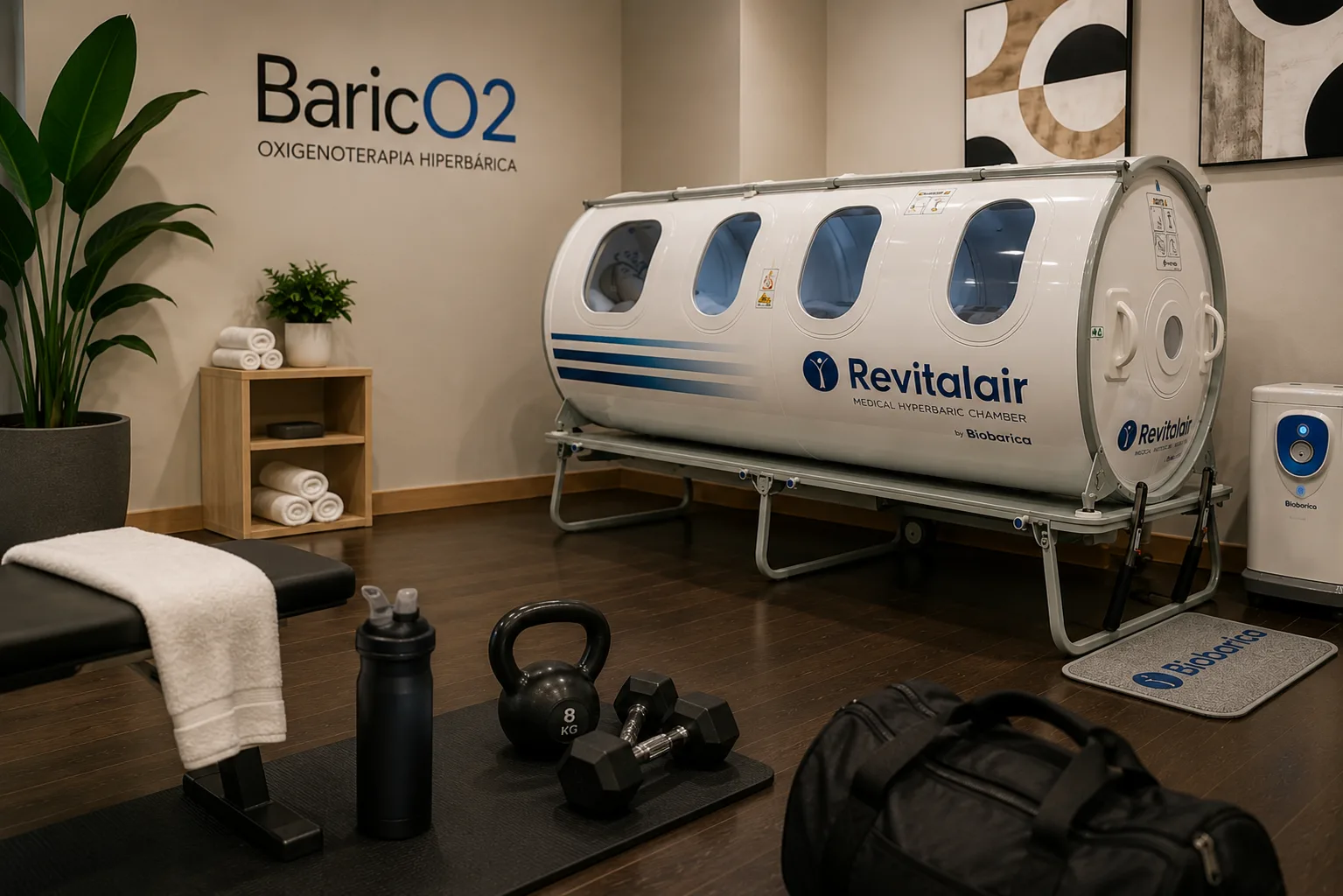 Oxigenoterapia hiperbárica para la recuperación deportiva en BaricO2
